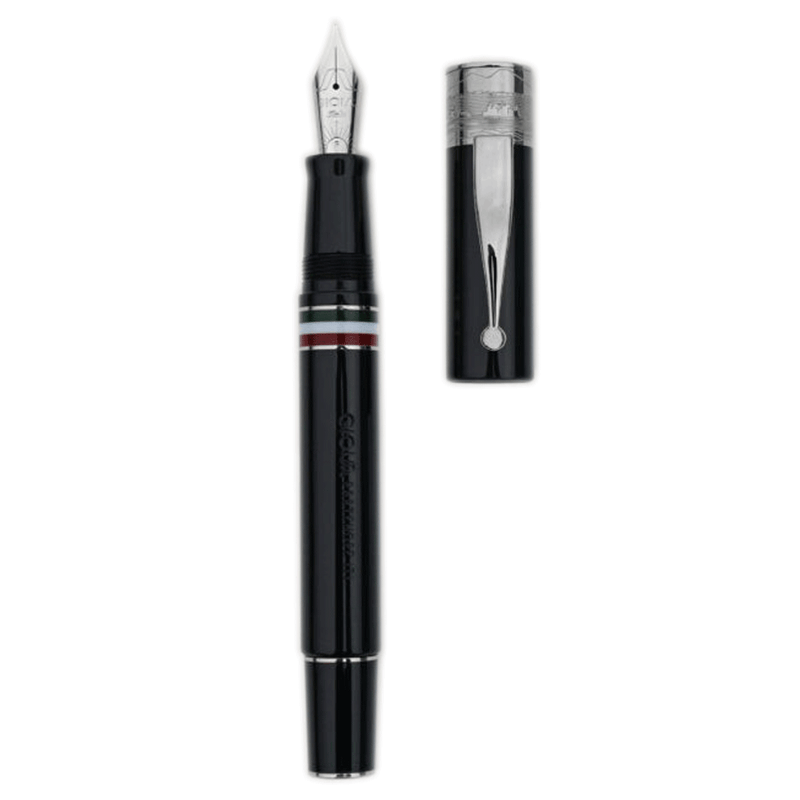 GIOIA, Fountain Pen & Rollerball Pen - PARTENOPE BLACK ST.