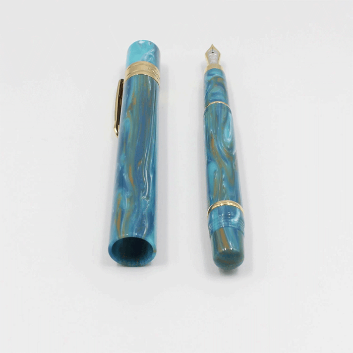 TACCIA, Fountain Pen - COVENANT BLUE APATITE.