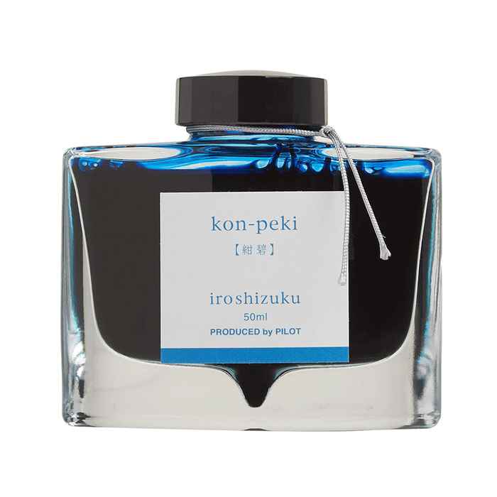 PILOT, Ink Bottle - IROSHIZUKU CC Deep Cerulean Blue KON-PEKI (50mL).