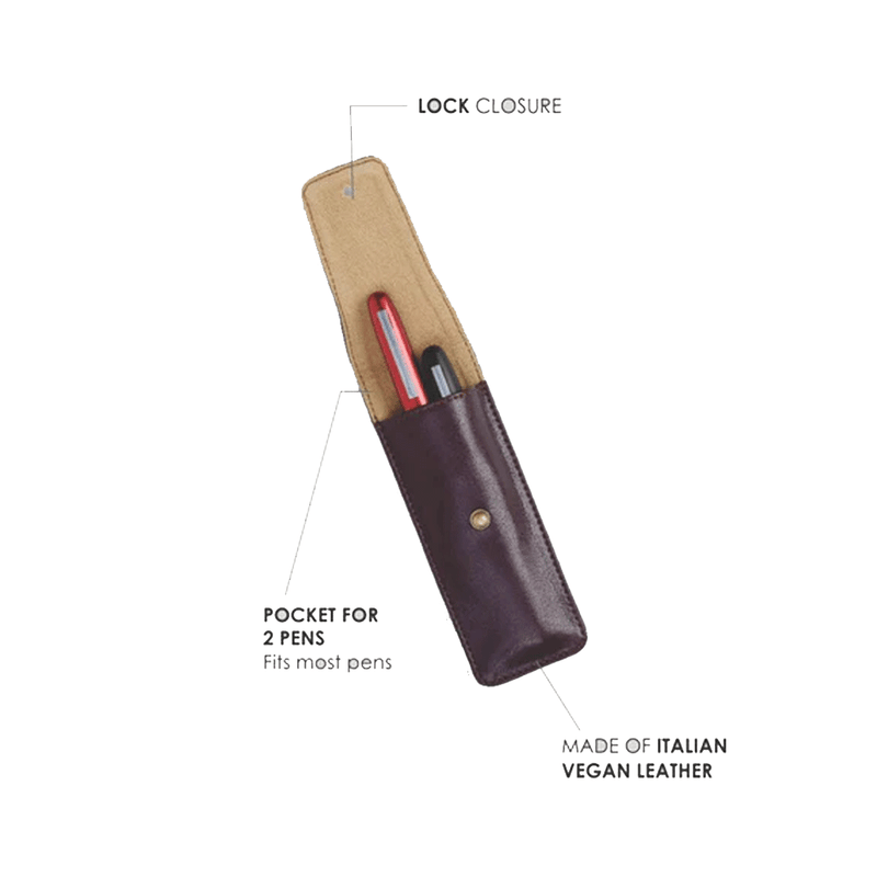 myPAPERCLIP, Pen Case - CLASSIC Edition BROWN.