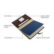 myPAPERCLIP, Personal Organiser - CLASSIC Large BROWN 1