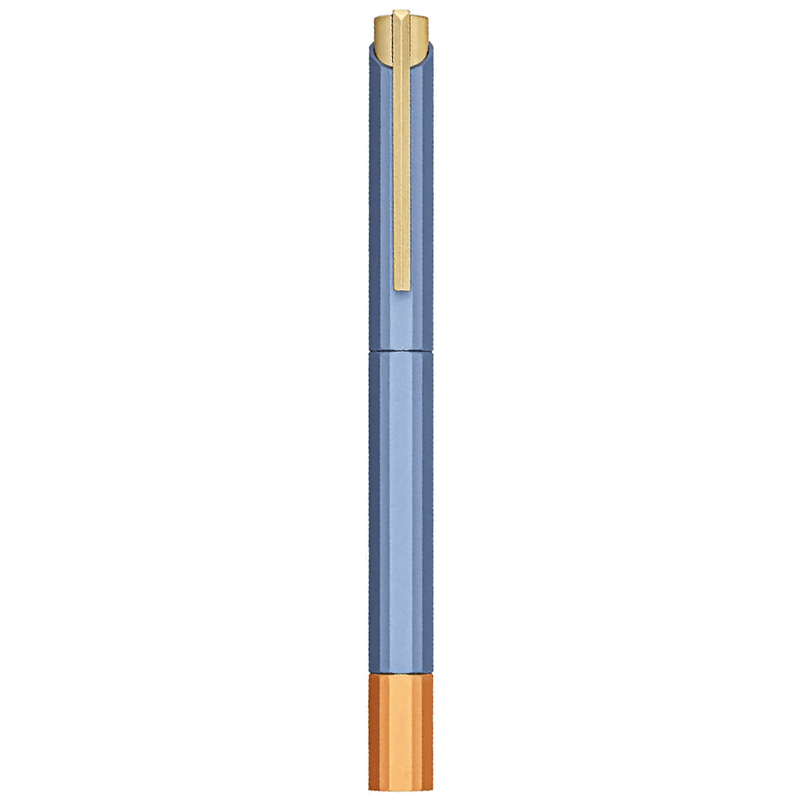 YSTUDIO, Rollerball Pen - Glamour Series Evolve Bihex BLUE GIN.