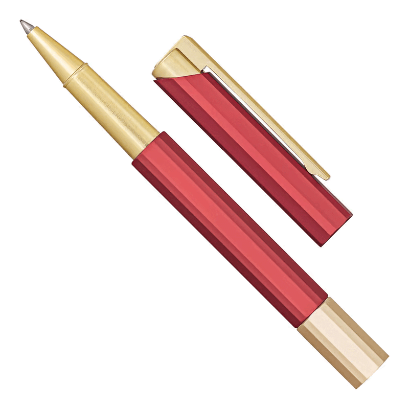 YSTUDIO, Rollerball Pen - Glamour Series Evolve Bihex MARSALA.