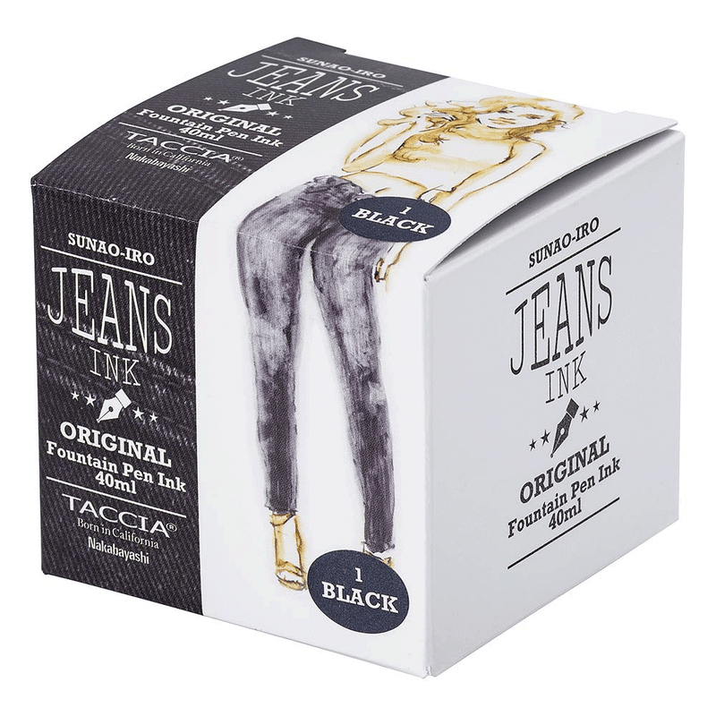 TACCIA, Ink Bottle - SUNAO-IRO JEANS BLACK (40mL).