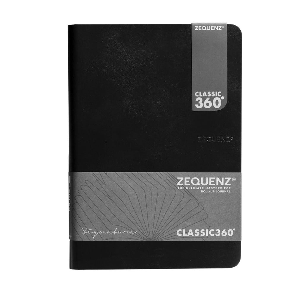 Zequenz Signature Lite – Sleek Black Notebook — SWASTIK penn