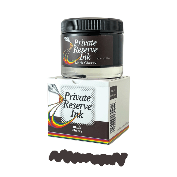 PRIVATE RESERVE, Ink Bottle - PREMIUM Inks BLACK CHERRY (60mL).