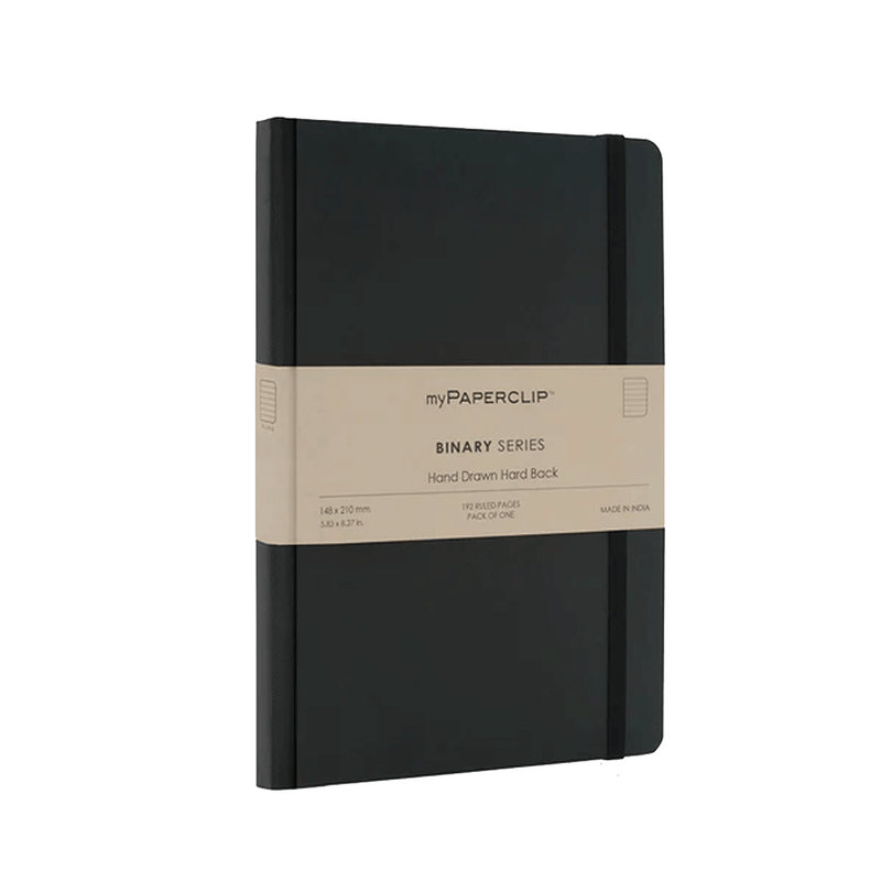 PLATINUM x myPAPERCLIP, Gift Set - F1 BINARY Series NOTEBOOK, PLAISIR & CARD HOLDER WALLET BLACK.