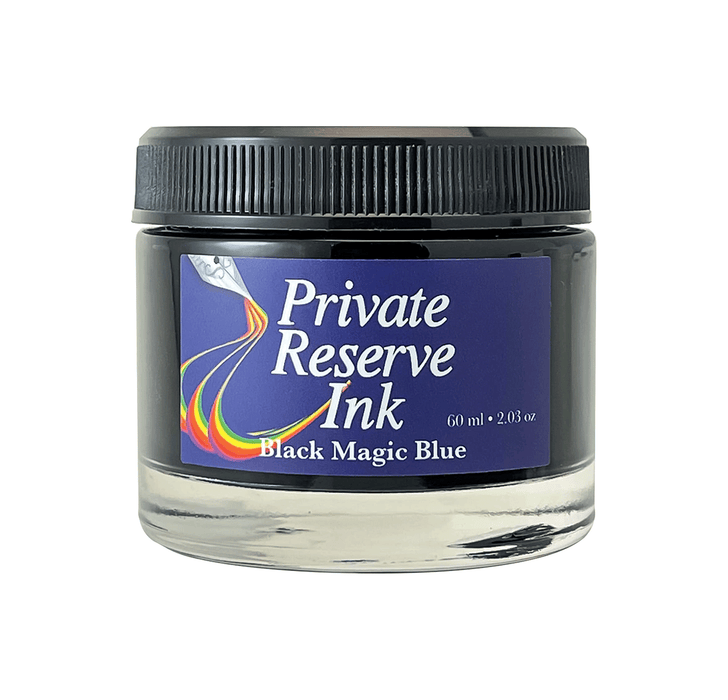 PRIVATE RESERVE, Ink Bottle - PREMIUM Inks BLACK MAGIC BLUE (60mL).