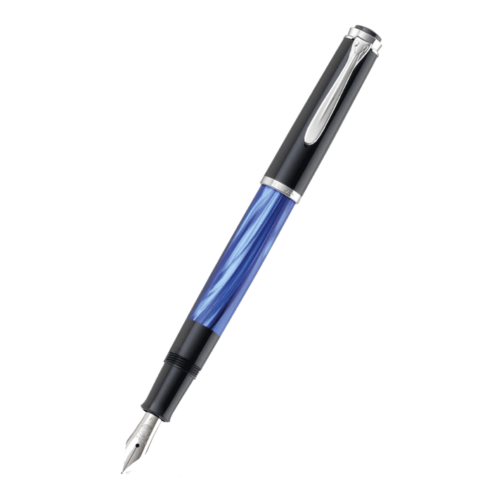 PELIKAN, Fountain Pen - CLASSIC M205 BLUE MARBLED.