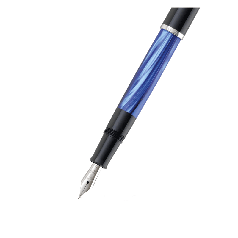 PELIKAN, Fountain Pen - CLASSIC M205 BLUE MARBLED.