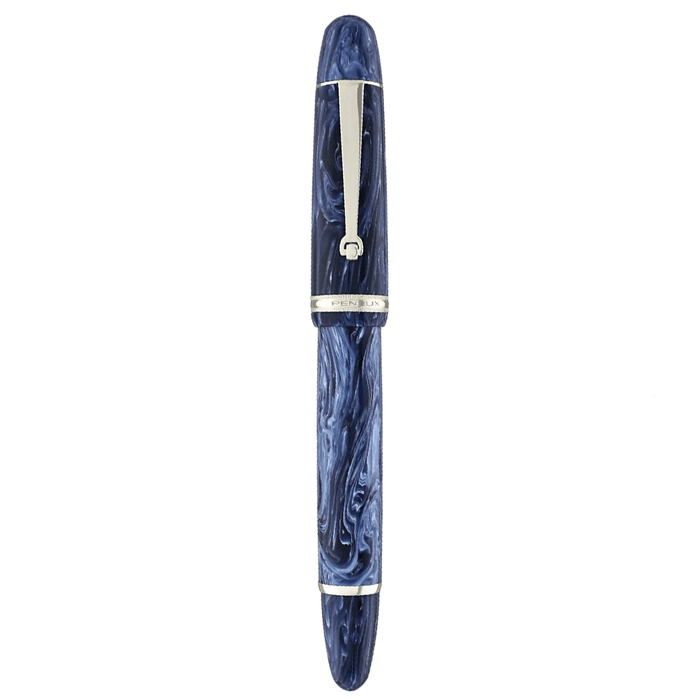 PENLUX, Fountain Pen - MASTERPIECE GRANDE WAVE BLUE.