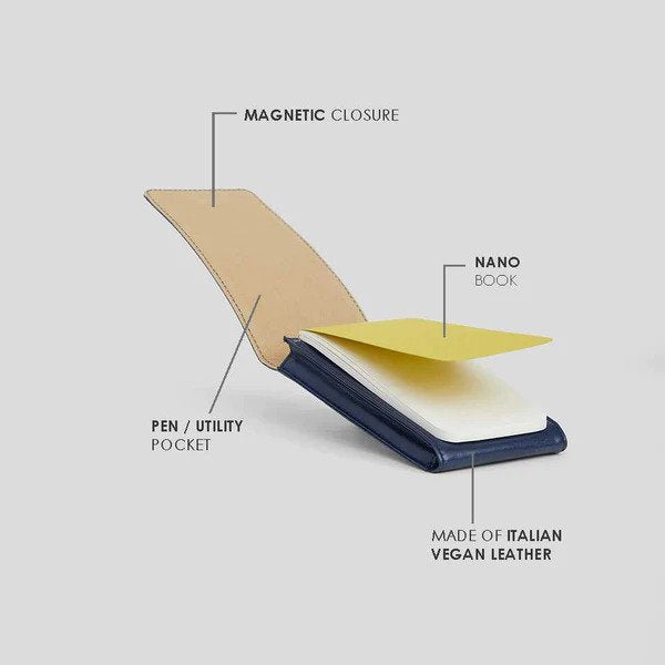 myPAPERCLIP, Flippy Journal - CLASSIC Edition NANO 96 Pages BLUE.