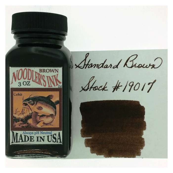 NOODLER'S, Ink Bottle - BROWN (88mL).