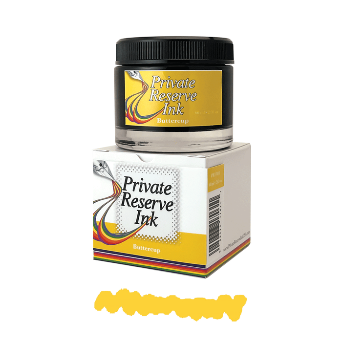 PRIVATE RESERVE, Ink Bottle - PREMIUM Inks BUTTERCUP (60mL).