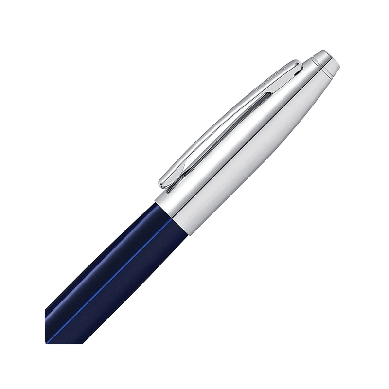 CROSS, Fountain Pen - CALAIS LACQUER BLUE and CHROME CT