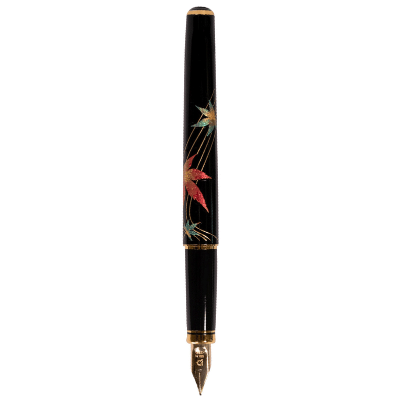 PLATINUM, Fountain Pen - VICOH KANAZAWA Gold Leaf CHANGING AUTUMN LEAVES (18K).