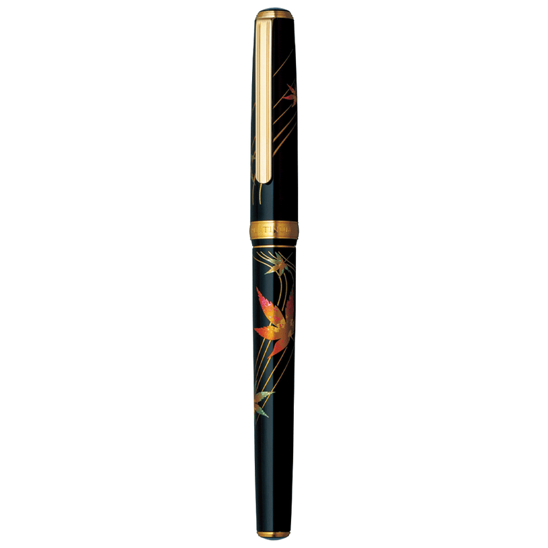 PLATINUM, Fountain Pen - VICOH KANAZAWA Gold Leaf CHANGING AUTUMN LEAVES (18K).