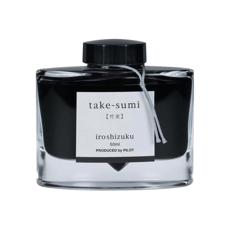 PILOT, Ink Bottle - IROSHIZUKU | Bamboo Charcoal | TAKE-SUMI | 50mL.