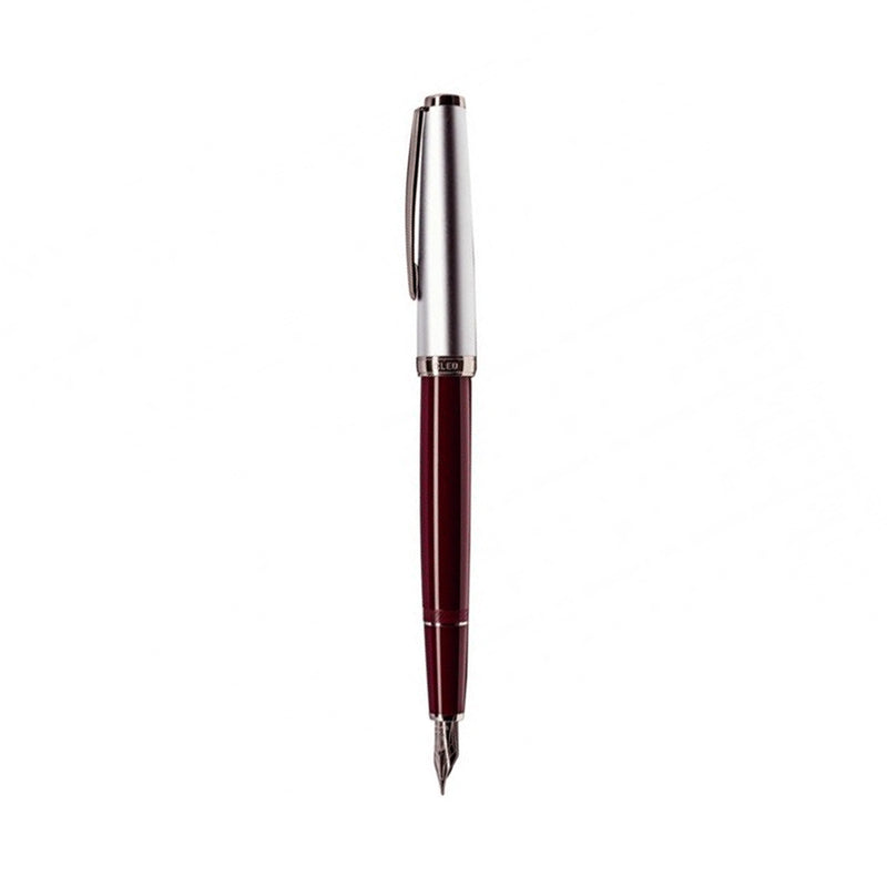 CLEOSKRIBENT, Fountain Pen - CLASSIC METALL BORDEAUX.