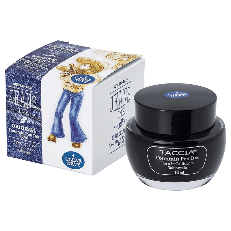 TACCIA, Ink Bottle - SUNAO-IRO JEANS CLEAR NAVY (40mL).