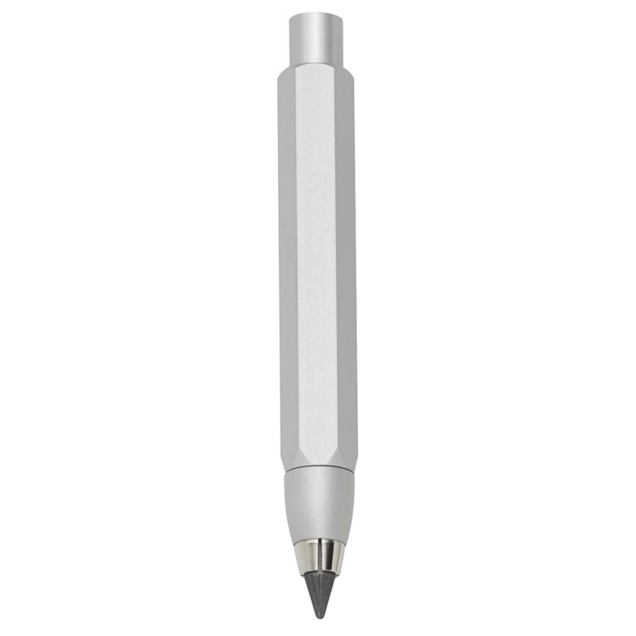 WORTHER, Mechanical Pencil - COMPACT Natural Aluminum GREY.