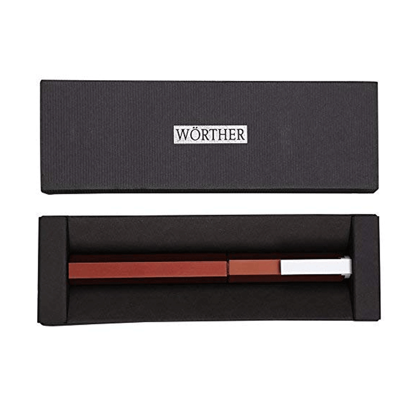 WORTHER, Fountain Pen - COMPACT ALUMINIUM BROWN.