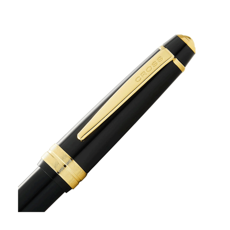 CROSS, Ballpoint Pen - BAILEY LIGHT GLOSSY BLACK GT.