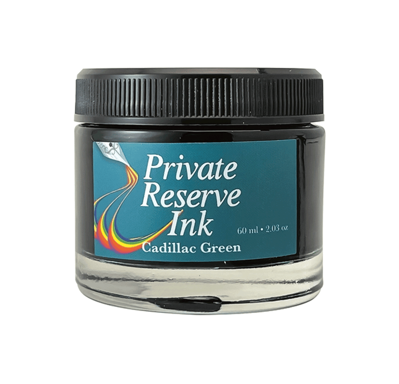 PRIVATE RESERVE, Ink Bottle - PREMIUM Inks CADILLAC GREEN (60mL).
