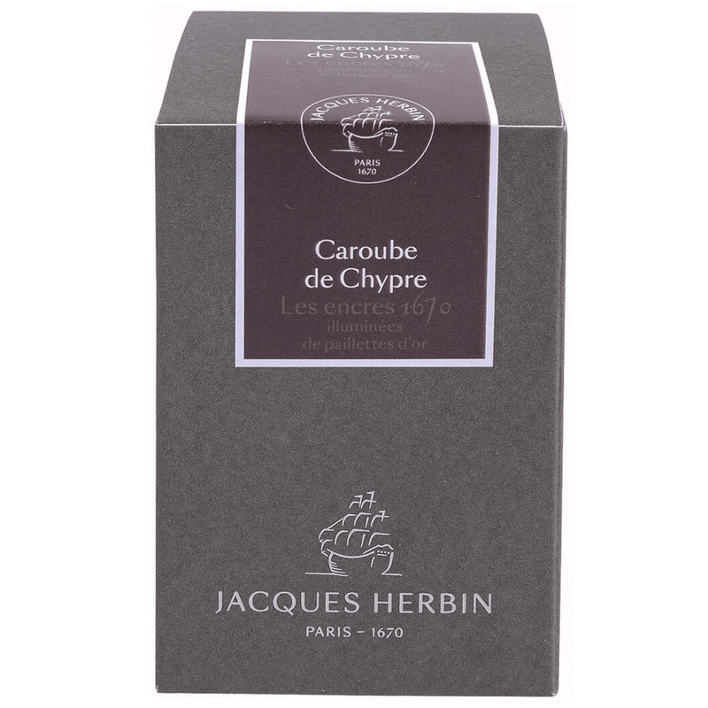 JACQUES HERBIN, Ink Bottle - Les encres 1670 CAROUBE DE CHYPRE (50mL).