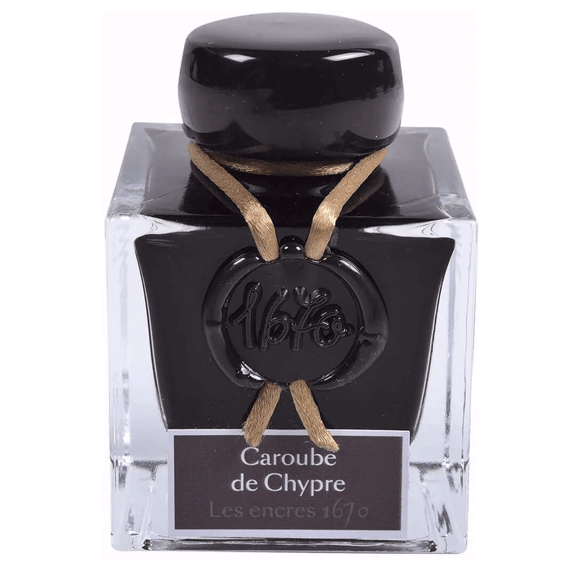 JACQUES HERBIN, Ink Bottle - Les encres 1670 CAROUBE DE CHYPRE (50mL).