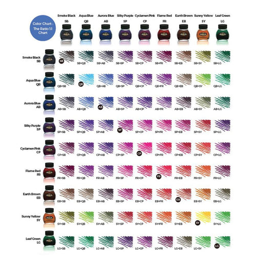 PLATINUM, Mixable Ink Bottle - SILKY PURPLE 60ml 2