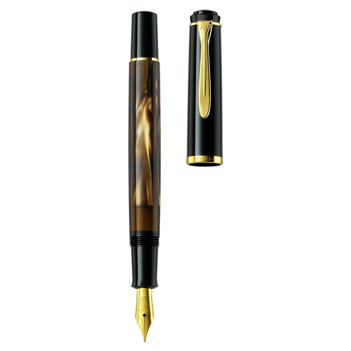 PELIKAN, Fountain Pen - Classic M200 BROWN MARBLED.
