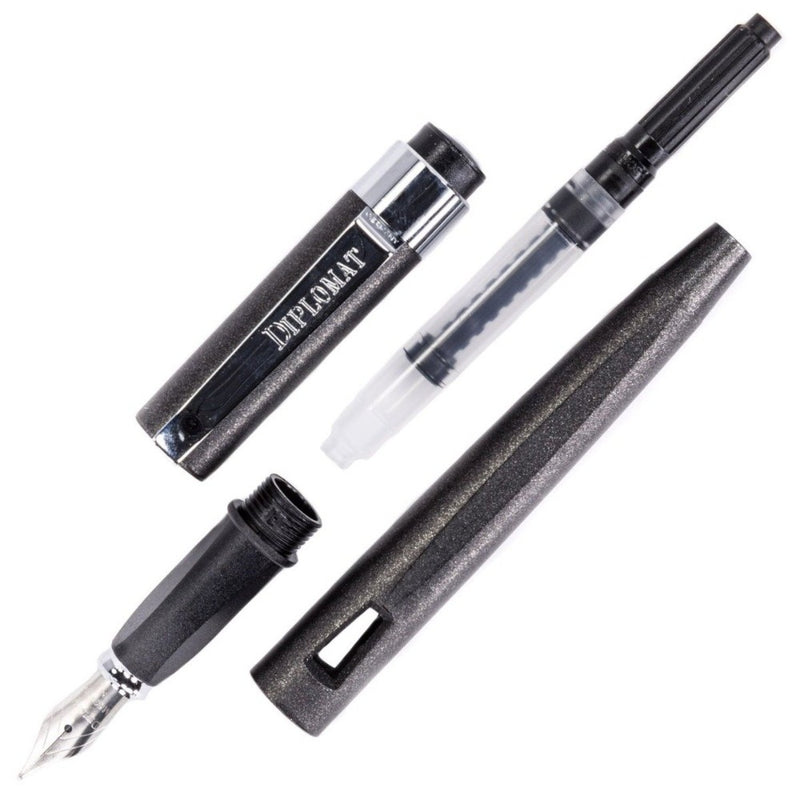 DIPLOMAT, Fountain Pen - MAGNUM CROW BLACK 4
