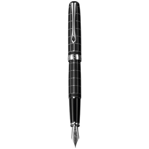 DIPLOMAT, Fountain Pen - Excellence A Plus Rhomb Guilloche Lapis BLACK 