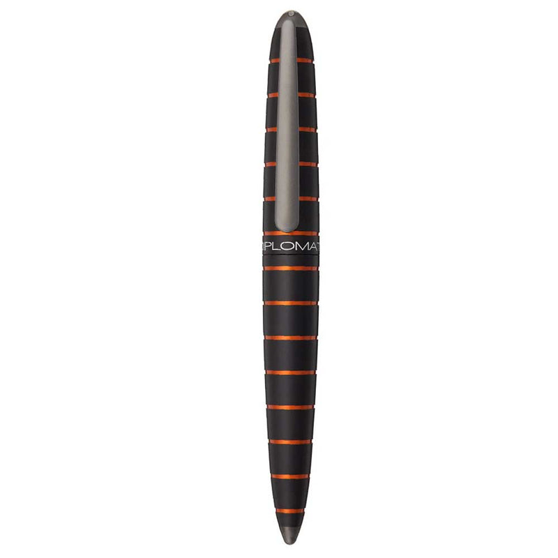 DIPLOMAT, Fountain Pen - ELOX BLACK/ORANGE.