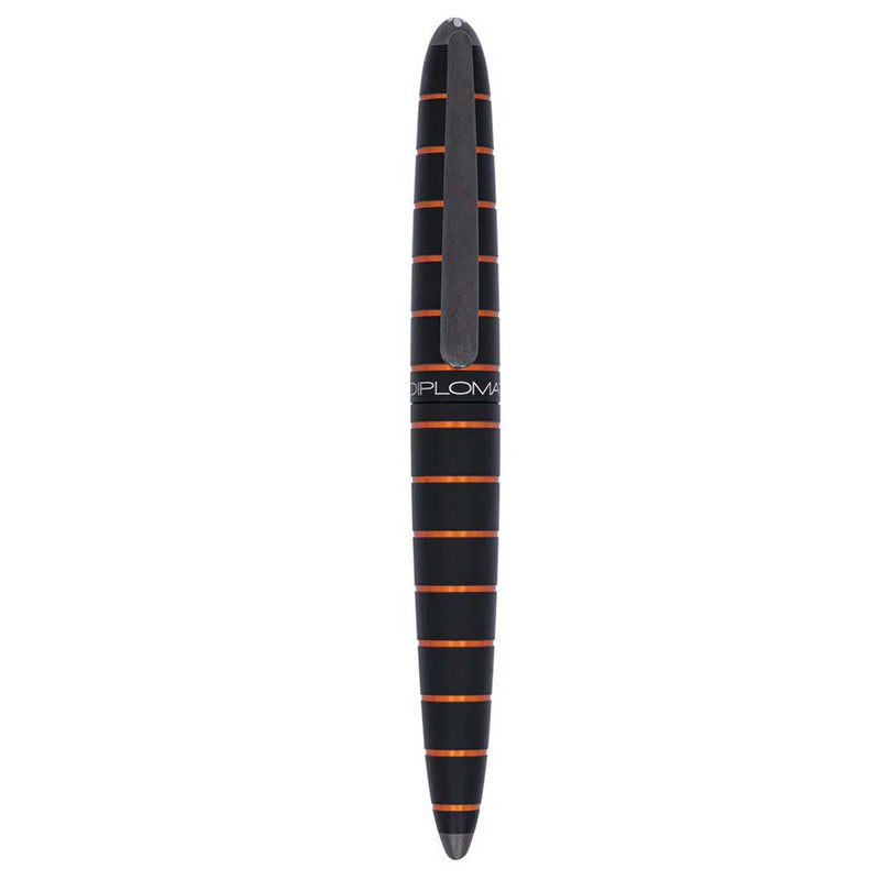 DIPLOMAT, Fountain Pen - ELOX BLACK/ORANGE.