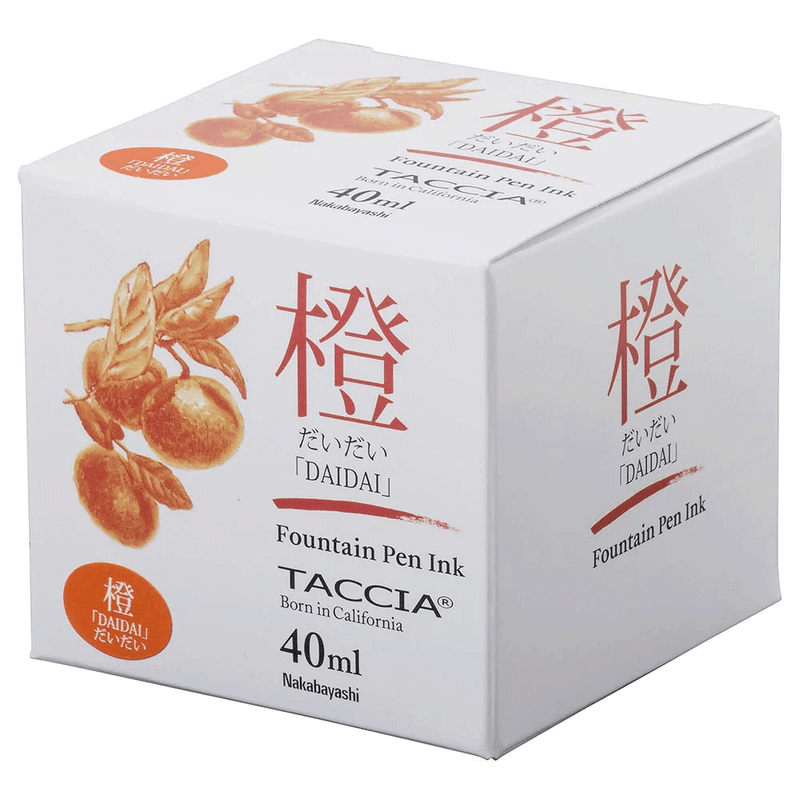 TACCIA, Ink Bottle - SUNAO-IRO DAIDAI (40mL).