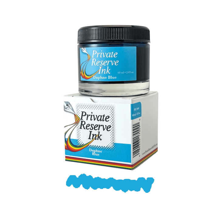 PRIVATE RESERVE, Ink Bottle - PREMIUM Inks DAPHNE BLUE (60mL).