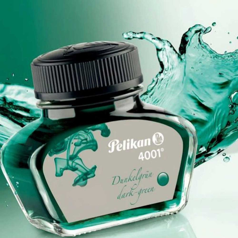 PELIKAN, Ink Bottle - 4001 DARK GREEN (62.5mL).