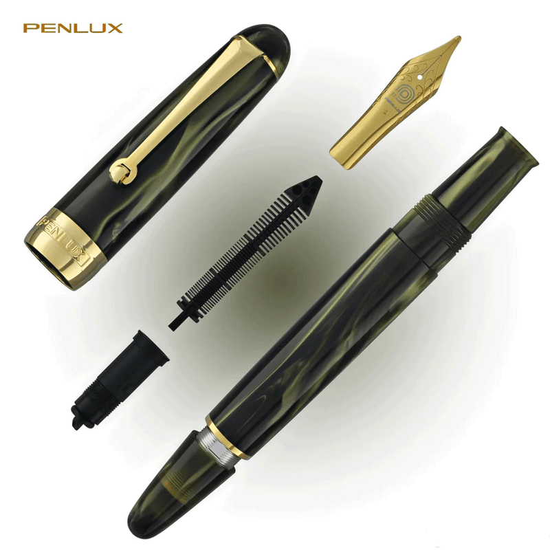 PENLUX, Fountain Pen - MASTERPIECE DELGADO MOSS.