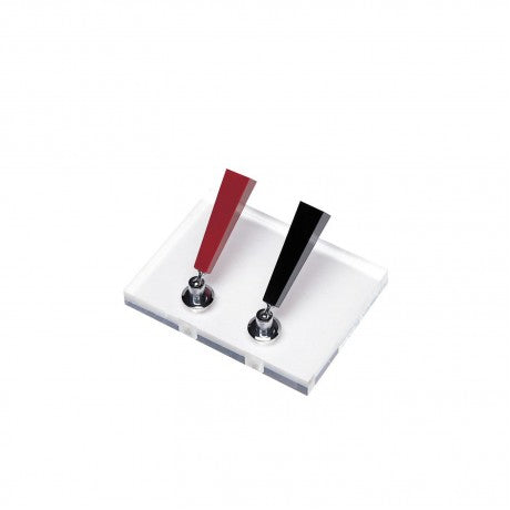 PLATINUM, Desk Pen Stand - RED / BLACK