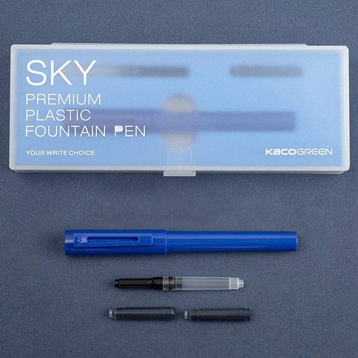 KACO, Fountain Pen - SKY Premium Plastic DARK BLUE 6