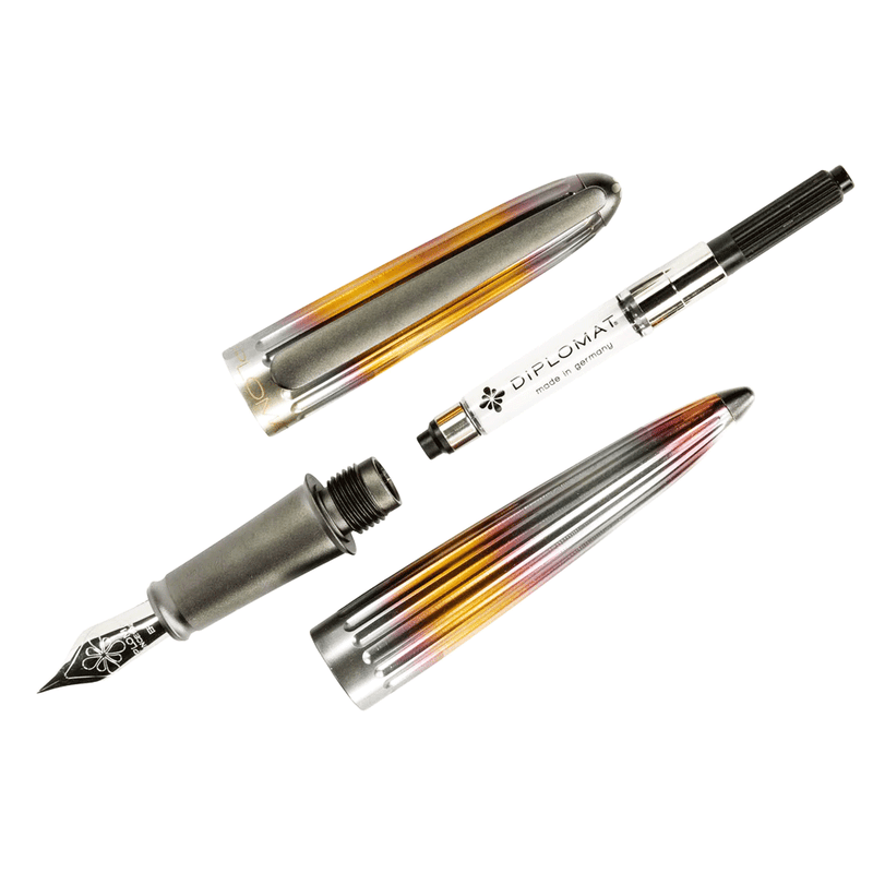 DIPLOMAT, Fountain Pen - AERO FLAME.