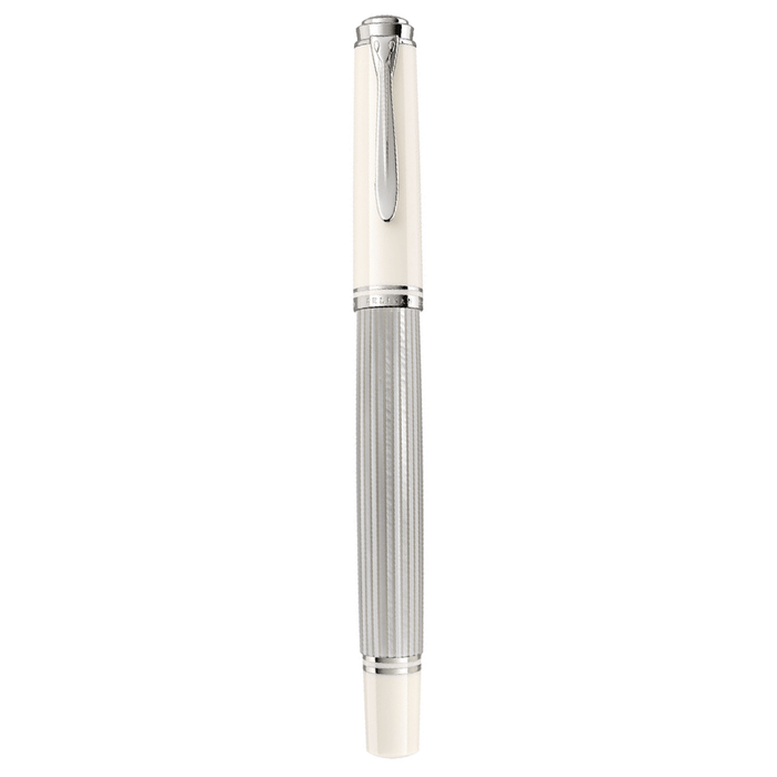PELIKAN, Fountain Pen - SOUVERAN M405 Special Edition SILVER/WHITE.
