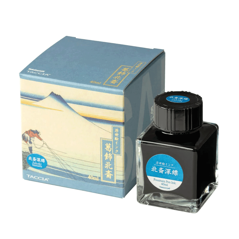 TACCIA, Ink Bottle - UKIYO-E FUKAKI HANADA (40mL).