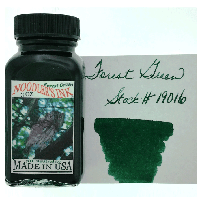NOODLER'S, Ink Bottle - FOREST GREEN (88mL).