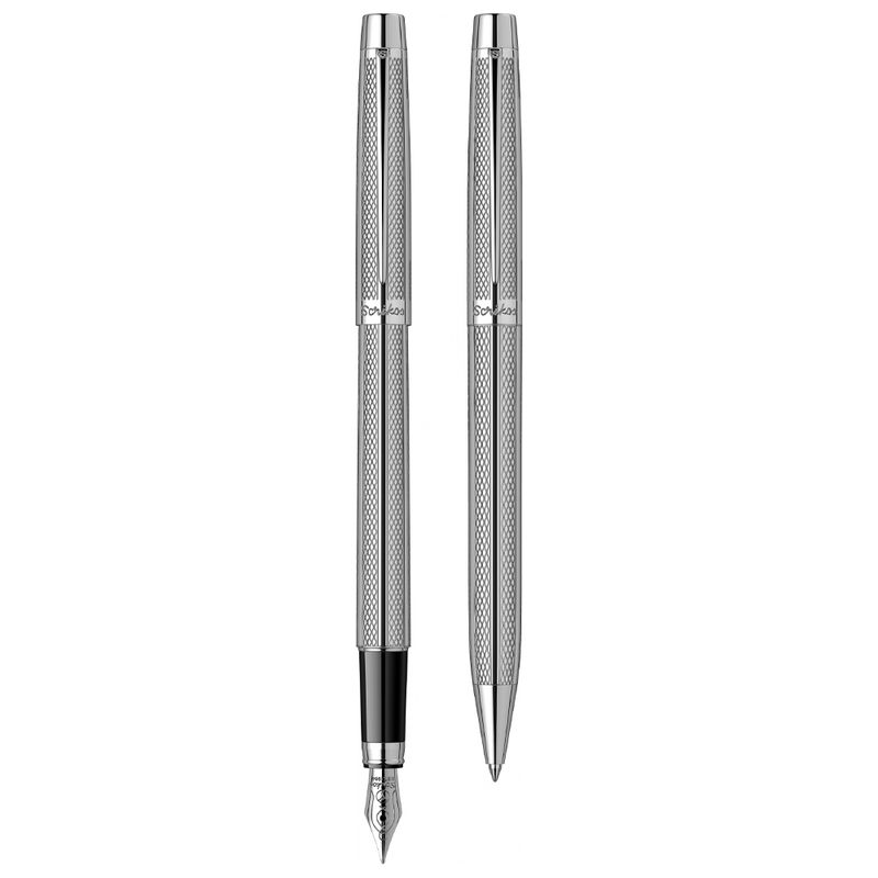 SCRIKSS, Fountain + Ballpoint Pen Set - VENUS 722 CHROME CT.