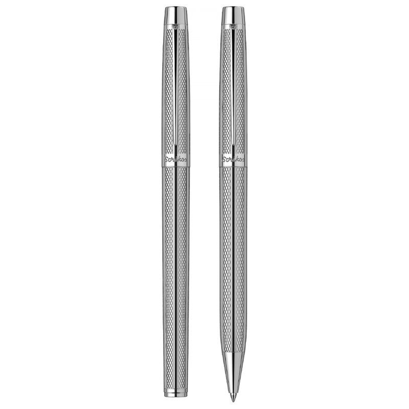 SCRIKSS, Fountain + Ballpoint Pen Set - VENUS 722 CHROME CT.