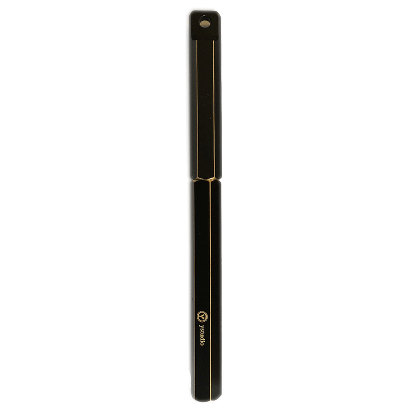 YSTUDIO, Fountain Pen - CLASSIC REVOLVE PORTABLE BRASSING BLACK.