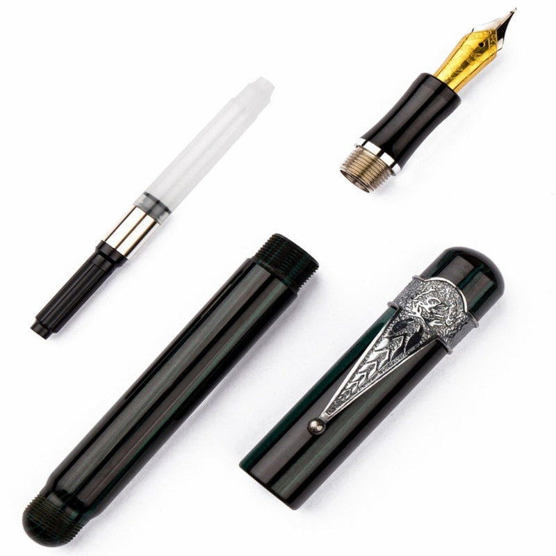 LABAN, Fountain Pen - EBONITE GREEN.